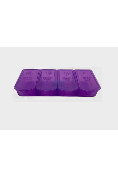 RAJ Daily Medicine Box – Time Divided, Portable Storage Box, Medicine Organizer
