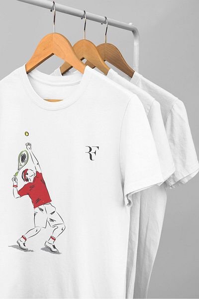 Pisa Art Unisex μπλουζάκι τένις Roger Federer