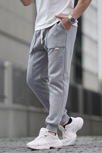 Madmext Grimelange Cargo Pocket Basic Jogginghose 6527