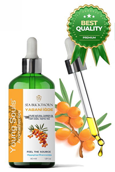 YOUNG SOULS Aromatherapy Sea Buckthorn Carrier Oil Yabani Yalancı Iğde Taşıyı...