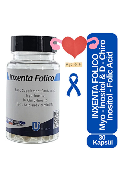 INXENTA Inxenta Folico 30 Kapsül – Inositol & Folat Destek Formülü