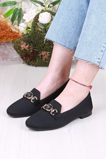 fort 8570 Трикотажна ланцюгова застібка Детальна, стильна, зручна жіноча балетка