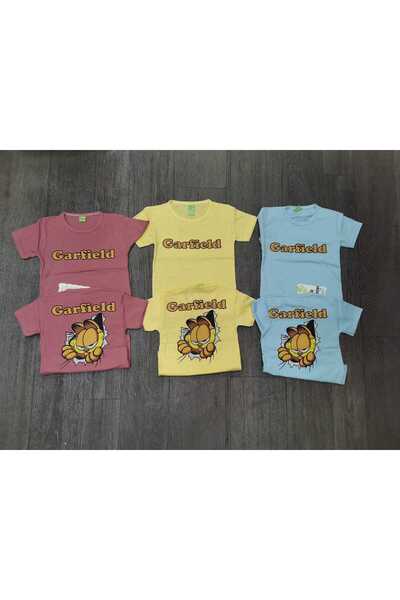 Neefy 2025 Summer New Season Girl's 3 Pieces Printed First Quality Combed T-S...