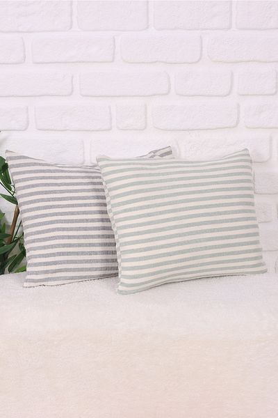 Junenext Double Layer Muslin Children's Pillow Case 2 Pieces, 100% Organic Cotton, 35 X 45 cm