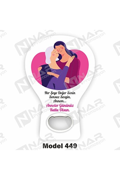 Nar Promosyon Anneler Gününe Özel 40 Adet Balon Açacak Magnet - Arkası Mıknat...