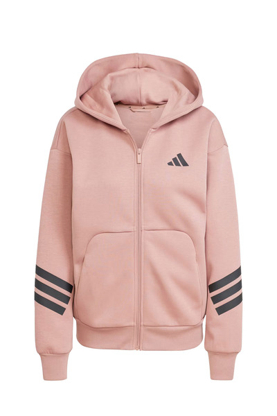 adidas W FI 3S FZ HD       WARCL Somon Kadın Fermuarlı Sweatshirt