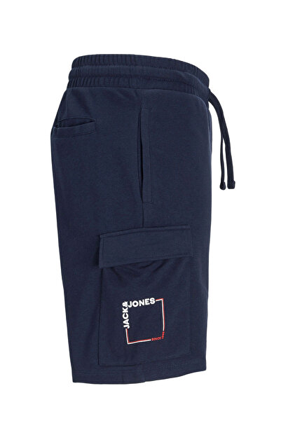 Jack & Jones JPSTKANE SCRIPT SWEAT Lacivert Erkek Şort