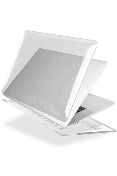 TEKNETSTORE Macbook Air 13 Inç M1 Çip A2337 Tam Uyumlu Alt Üst Kılıf + Klavye Kılıfı + Ekran Koruyucu Film