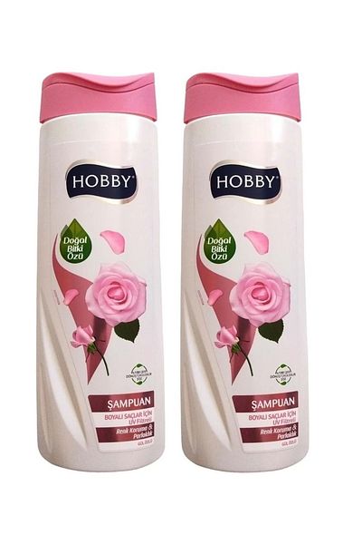 Hobby Shampoo Rose Essence Dyed Hair 480 ml X 2 Pcs