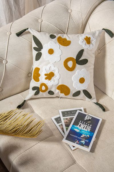 Bade Design Punch Embroidered Throw Pillow Cover Pillow Case Very Preferred
