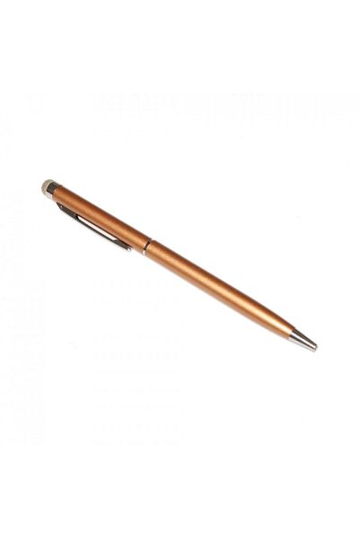 G Golden Case Microfiber stylus with built-in pen, generation 2, gold