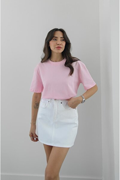 Havoş Μπλουζάκι με ροζ διακοσμητικό ραμμένο αγκράφα