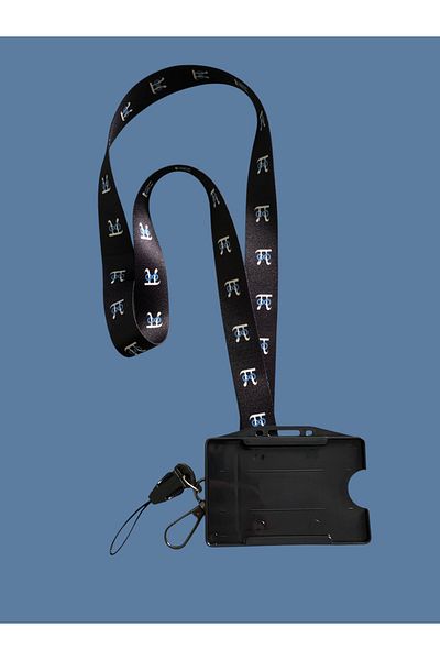 Staffy Pi̇ Themed Collar Rope and Card Holder