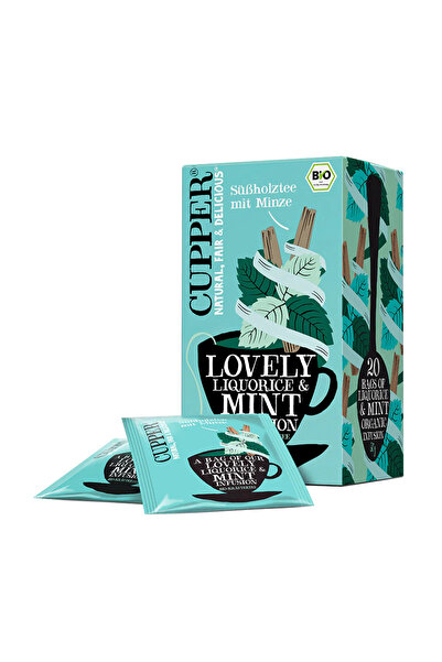 cupper Lovely Lıquorice & Mint infusion Organik Bitki Çayı