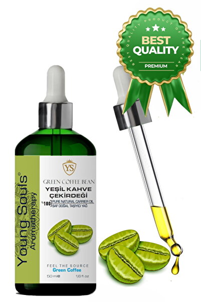 YOUNG SOULS Green Coffee Bean Carrier Oil ( Cold Pressed ) Yeşil Kahve Çekird...