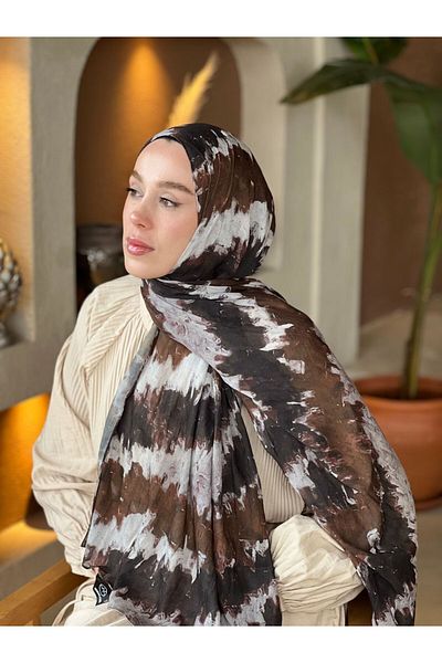 Modakaşmir Spring Rhythm Pattern Bamboo Shawl