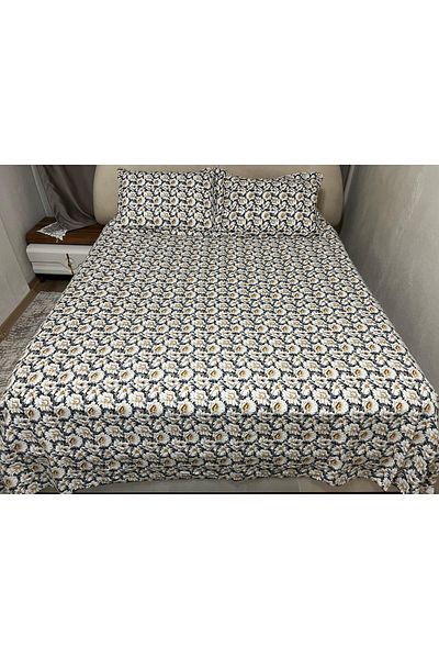 ASL HOME Double Personal Battal Size Bed Cover (Pi̇ke)