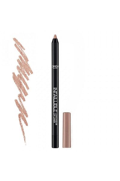 L'Oreal Paris Creion de buze Loreal Infaillible Longwear Lip Liner, Nuanta 208 Off-white