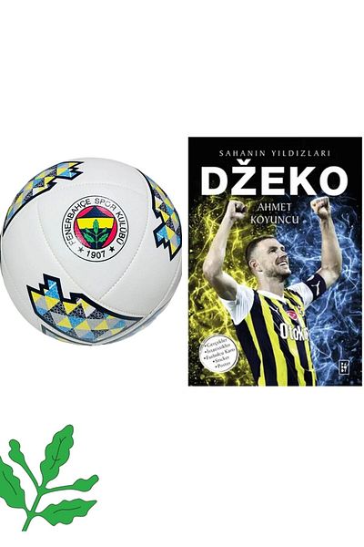 Fenerbahçe Premium Football Ball White Dzeko Poster Sticker Book