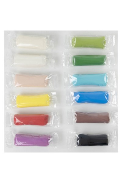 Smarta Kids Modeling Dough Air Drying 25 Gr Basic 12 Colors