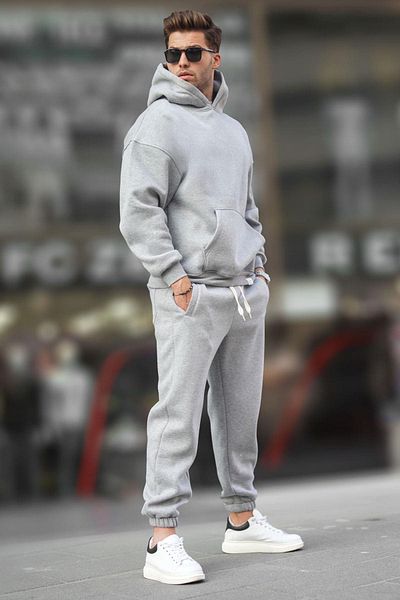Madmext Σετ αθλητικής φόρμας Grimelange 5925 Hooded Basic