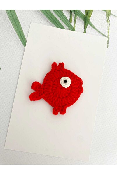 Trend Model Red Fish Baby Buckle Handcrafted Clip Hairless Baby Buckle Handmade Baby Gift