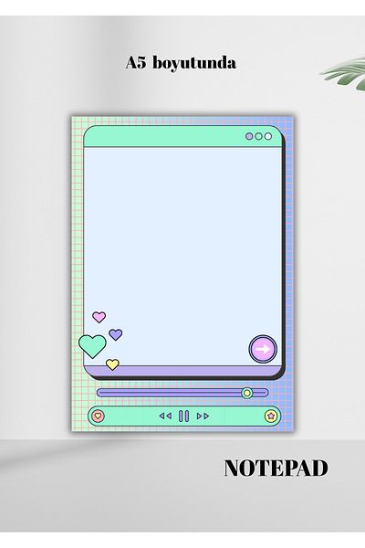 aysaplanner قائمة التشغيل A5 Notepad / Notepad / Notepad Notepad