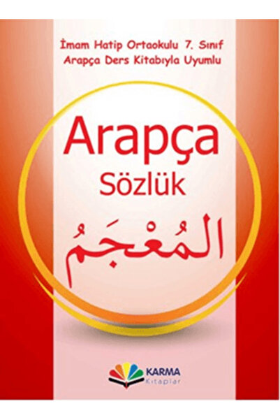 Karma Kitaplar Arapça Sözlük 7. Sınıf