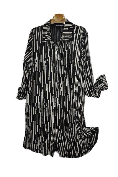 elma abone Super Oversized Viscos Tunic Shirt