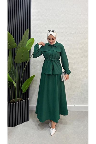 HB MODA COLLECTİON Σετ Hijab Φούστα