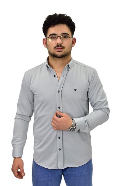 ROBALLİ Ανδρικό μακρυμάνικο πουκάμισο Silim Fit BGL-ST04484