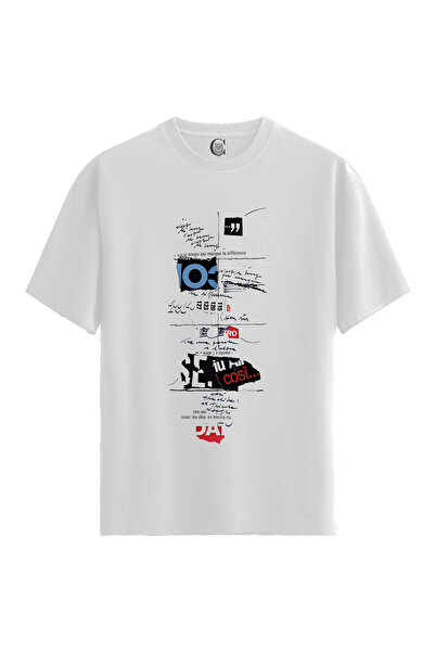 Color Luxe Mixed Signals - 100% Cotton Women's White T-Shirt - Premium Quality