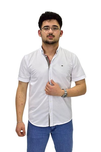 ROBALLİ Cămașă sport cu mânecă scurtă Silim Fit pentru bărbați BGL-ST04480