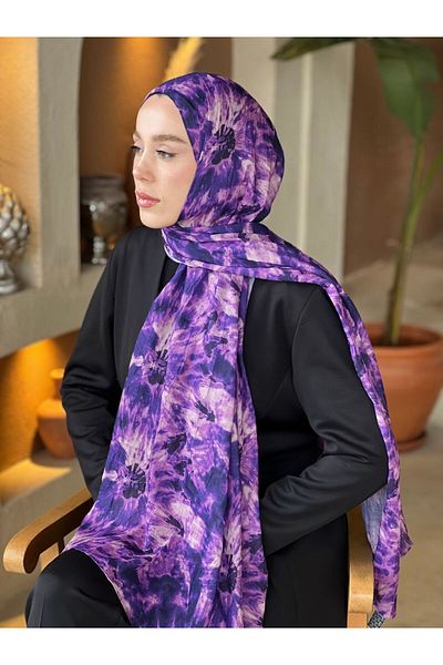 Modakaşmir Loop Pattern Bamboo Shawl