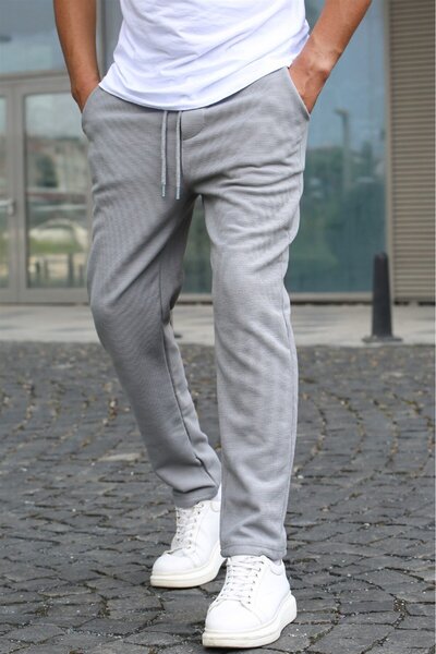 Madmext Фарбовані сірі штани Relaxed Fit Jogger 5480