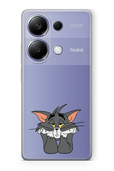 moonset Xiaomi Redmi Note 13 Pro 4G Uyumlu Tom Tasarımlı Baskılı Şeffaf Telef...