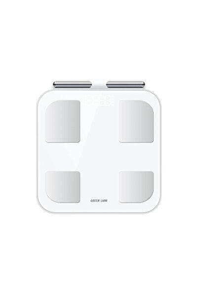 Green Lion 8 Elektrotlu Akıllı Vücut Analiz Baskülü, Tutma Saplı Bluetooth Ta...