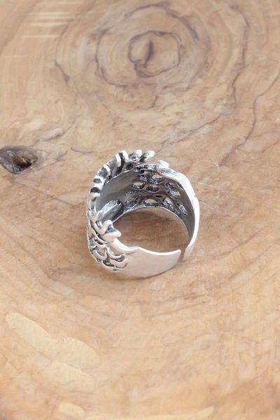 modalem Skull Model Adjustable Men's Ring
