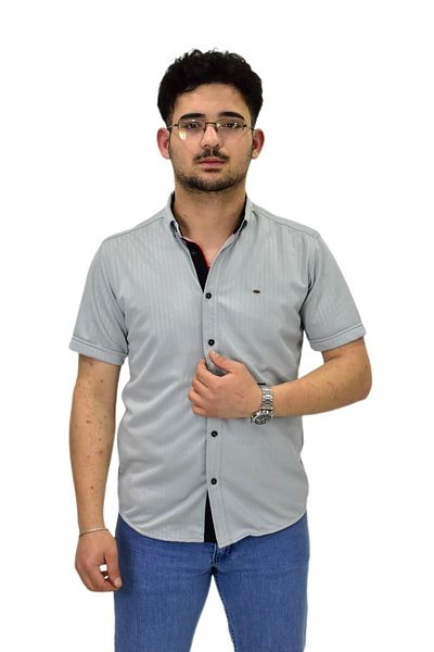 ROBALLİ Ανδρικό αθλητικό κοντομάνικο πουκάμισο Silim Fit BGL-ST04480