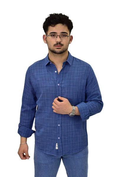 Raymons Cămașă sport cu mânecă lungă Silim Fit pentru bărbați G5005 BGL-ST04494