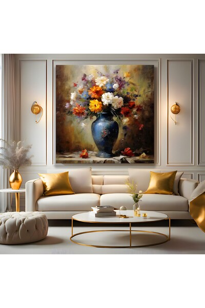 EMYA HOME Квітка у вазі на полотні
