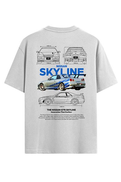 VEK Tricou pentru copii Skyline 100% bumbac imprimat cu masina