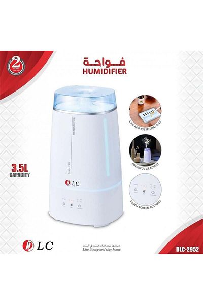 DLC Electric Steam Diffuser - 3.5 Liters - 25 Watts - DLC-2952