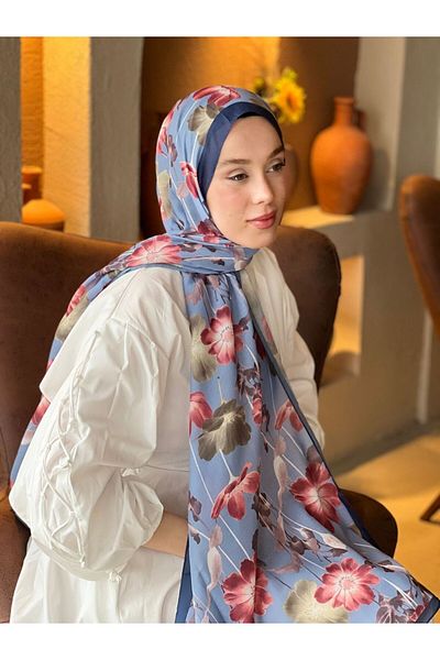 Modakaşmir Σάλι Lina με σχέδιο Fiori
