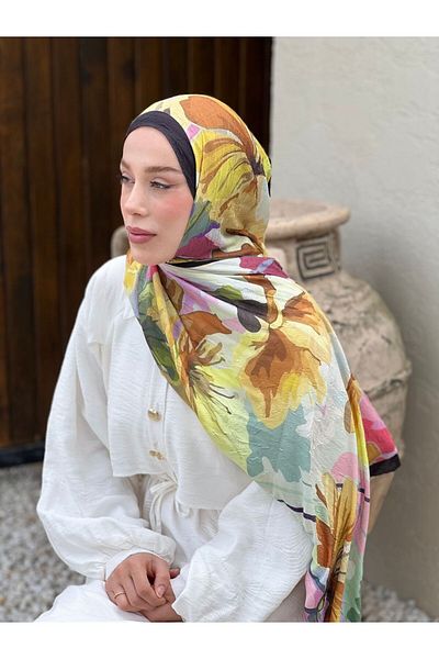 Modakaşmir Rhapsody Pattern Bamboo Shawl