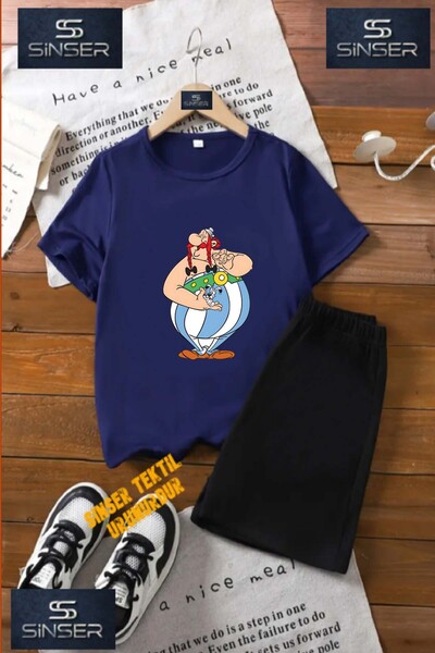 SS SİNSER Παιδικό μπλουζάκι με στάμπα "OBURISK KOPEKLI" με λαιμόκοψη ποδηλάτο...