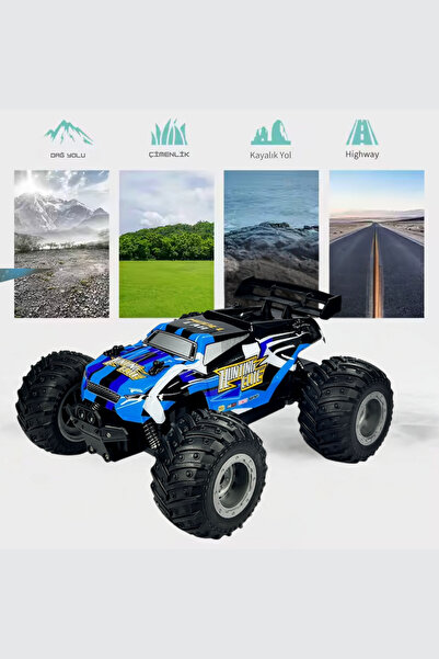 welcomein Uzaktan Kumandalı Full Fonksiyon Işıklı 2.4G 1:18 Şarjlı High Off Road Araba +20 Km Hız
