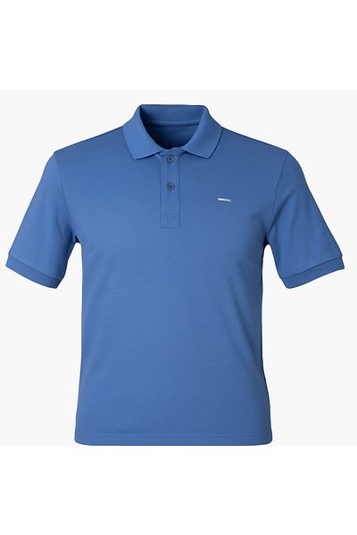 trender Polo Neck Blue Men's T-Shirt 2061