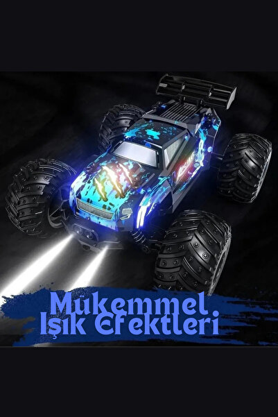 welcomein Uzaktan Kumandalı Full Fonksiyon Işıklı 2.4G 1:18 Şarjlı High Off Road Araba +20 Km Hız