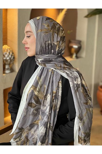 Modakaşmir Şal din bambus cu model Carla